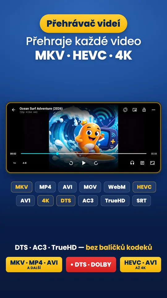 Wavvy Player: Video Přehrávač (1/3)