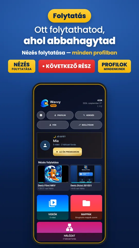 Wavvy Player: Videolejátszó (2/3)