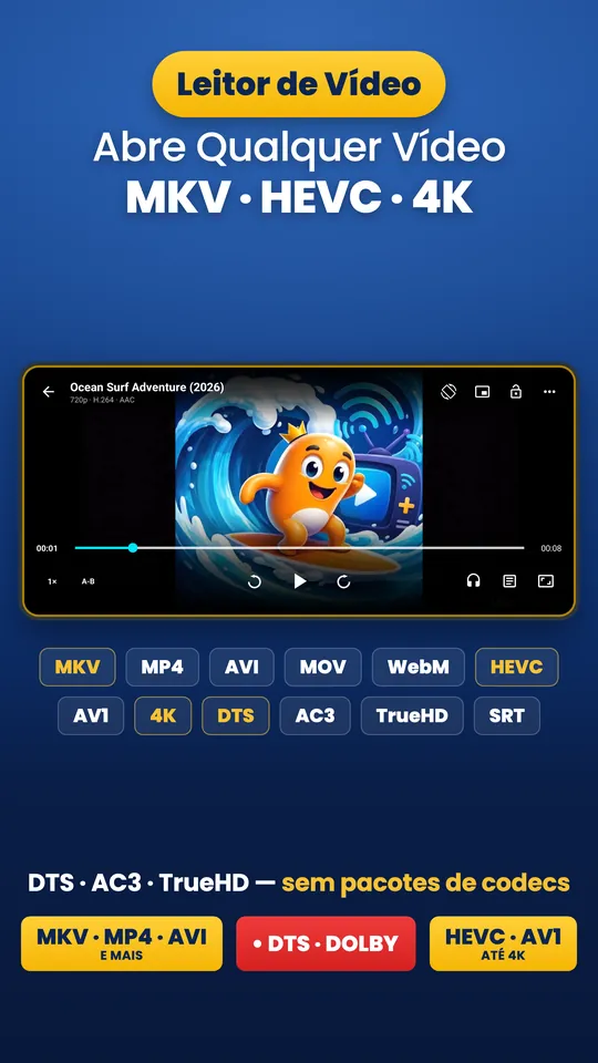 Wavvy Player: Leitor de Vídeo (1/3)