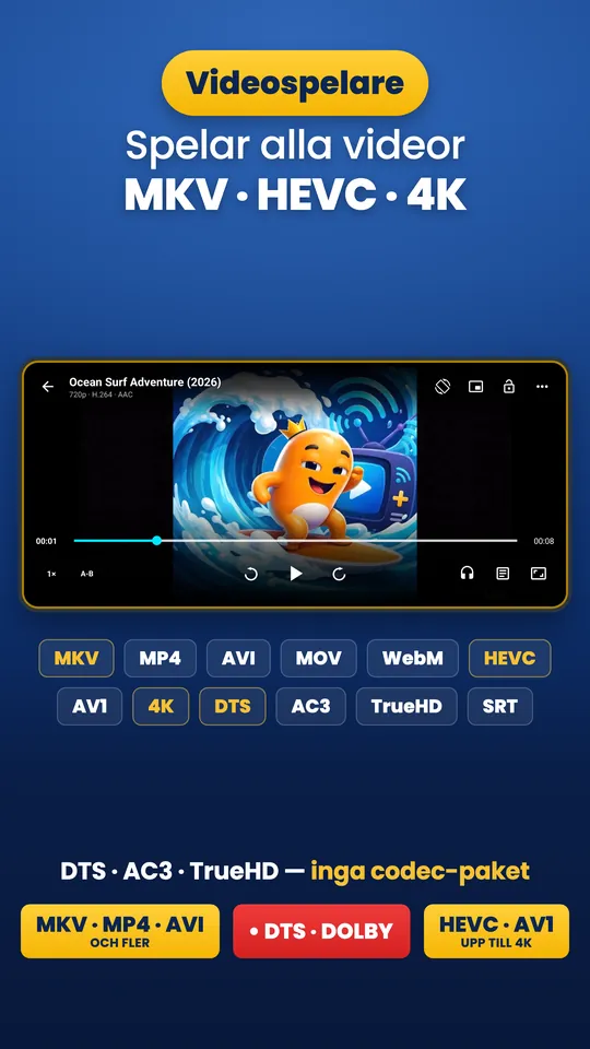 Wavvy Player: Videospelare (1/3)